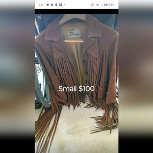 A genuine leather jacket and other items